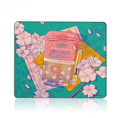 XS Kawaii Mouse Pad în stil chinezesc Tastatură Covoraș de birou Mousepad cu flori Accesorii pentru jocuri Jucători mici Decorație Gamer PC Mausepad