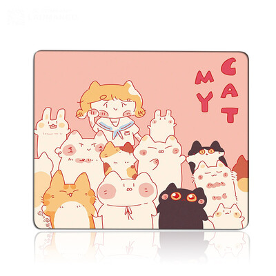 XS Kawaii Mouse Pad în stil chinezesc Tastatură Covoraș de birou Mousepad cu flori Accesorii pentru jocuri Jucători mici Decorație Gamer PC Mausepad