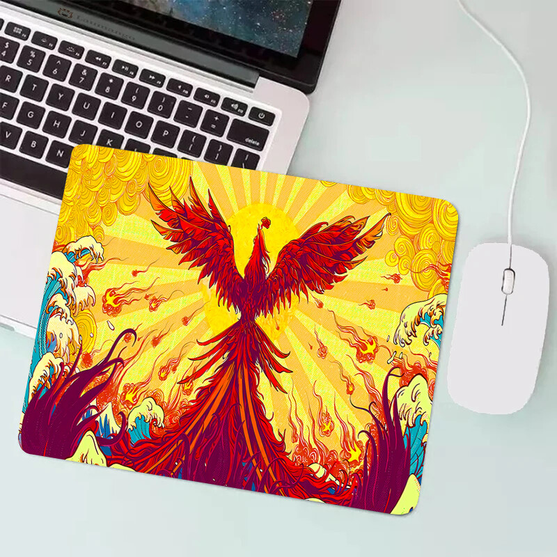 XS Kawaii Mouse Pad în stil chinezesc Tastatură Covoraș de birou Mousepad cu flori Accesorii pentru jocuri Jucători mici Decorație Gamer PC Mausepad