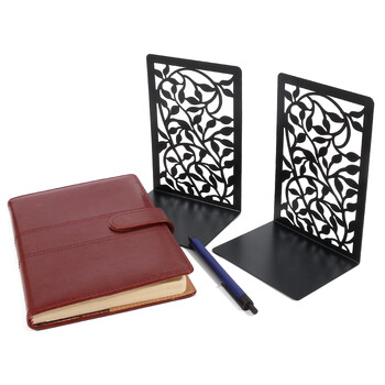 Shadow Trees Leafs Bookends Hollow Metal Fashion Desktop Στολίδι Οργανωτής αρχείων Βιβλιοθήκη Δημιουργική διακόσμηση γραφείου γραφείου