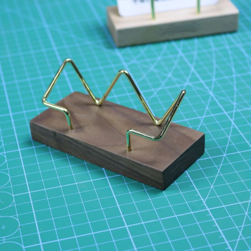 Кутия за визитки Дървена поставка за визитки Бюро Офис Декорация Кутия за карти Аксесоари за работно бюро в училище