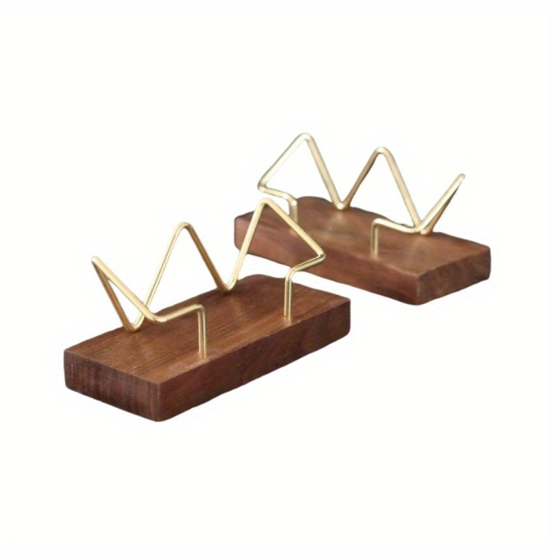 Кутия за визитки Дървена поставка за визитки Бюро Офис Декорация Кутия за карти Аксесоари за работно бюро в училище