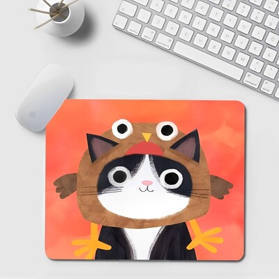 Podloga za miš Black Cat Mali ured Podloga za računalni stol Stolna tipkovnica Velika podloga za miša Jastuk za prijenosno računalo Neklizajuća podloga za stol Dekoracija doma