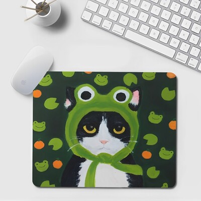 Podloga za miš Black Cat Mali ured Podloga za računalni stol Stolna tipkovnica Velika podloga za miša Jastuk za prijenosno računalo Neklizajuća podloga za stol Dekoracija doma