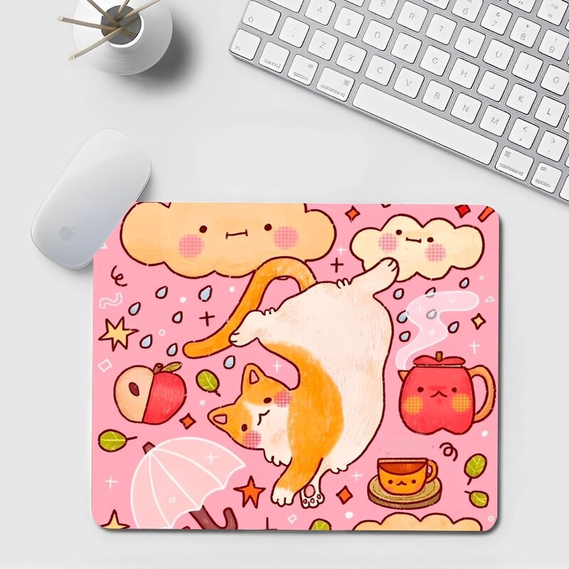Podloga za miš Black Cat Mali ured Podloga za računalni stol Stolna tipkovnica Velika podloga za miša Jastuk za prijenosno računalo Neklizajuća podloga za stol Dekoracija doma