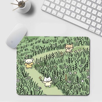 Green Plant Επιτραπέζιο Χαλάκι Cute Kawaii Mousepad Μικρό Πληκτρολόγιο Υπολογιστή γραφείου Επιτραπέζιο Πληκτρολόγιο Μεγάλο mouse Pad Αντιολισθητικό μαξιλάρι φορητού υπολογιστή