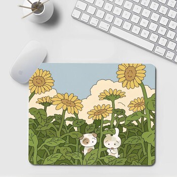 Green Plant Επιτραπέζιο Χαλάκι Cute Kawaii Mousepad Μικρό Πληκτρολόγιο Υπολογιστή γραφείου Επιτραπέζιο Πληκτρολόγιο Μεγάλο mouse Pad Αντιολισθητικό μαξιλάρι φορητού υπολογιστή