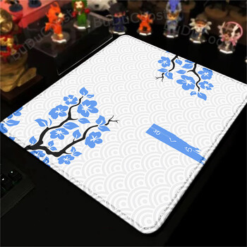 Mousepad τυχερών παιχνιδιών Ροζ Sakura Επιτραπέζιο μαξιλαράκι Φορητό μικρό αντιολισθητικό στρώμα Mausepad από φυσικό καουτσούκ Σχέδιο επιφάνειας εργασίας για δώρο Χαριτωμένο χαλί