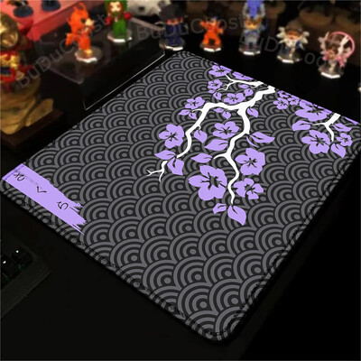 Tampă mouse-uri pentru gaming Tampă de masă Sakura roz, portabilă, mică, anti-alunecare, covoraș din cauciuc natural, covoraș de birou, design pentru cadou, covor drăguț