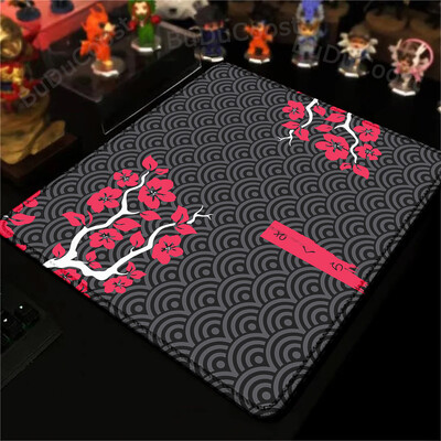 Tampă mouse-uri pentru gaming Tampă de masă Sakura roz, portabilă, mică, anti-alunecare, covoraș din cauciuc natural, covoraș de birou, design pentru cadou, covor drăguț