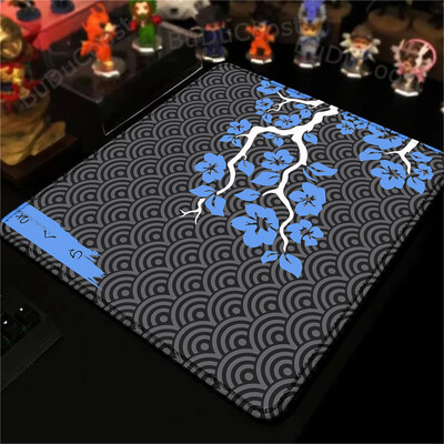 Tampă mouse-uri pentru gaming Tampă de masă Sakura roz, portabilă, mică, anti-alunecare, covoraș din cauciuc natural, covoraș de birou, design pentru cadou, covor drăguț