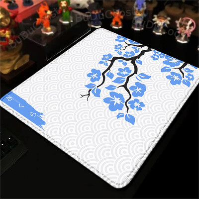 Tampă mouse-uri pentru gaming Tampă de masă Sakura roz, portabilă, mică, anti-alunecare, covoraș din cauciuc natural, covoraș de birou, design pentru cadou, covor drăguț