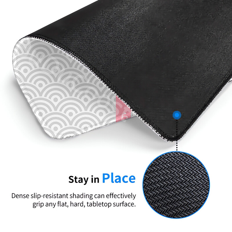 Tampă mouse-uri pentru gaming Tampă de masă Sakura roz, portabilă, mică, anti-alunecare, covoraș din cauciuc natural, covoraș de birou, design pentru cadou, covor drăguț