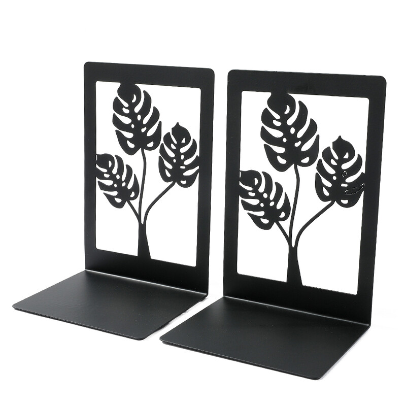 Završci za knjige s botaničkim uzorkom za ljubitelje knjiga Metalni držači za knjige u obliku slova L za teške uvjete organiziranja knjiga Stalci za knjige za muškarce Žene