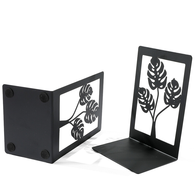 Završci za knjige s botaničkim uzorkom za ljubitelje knjiga Metalni držači za knjige u obliku slova L za teške uvjete organiziranja knjiga Stalci za knjige za muškarce Žene