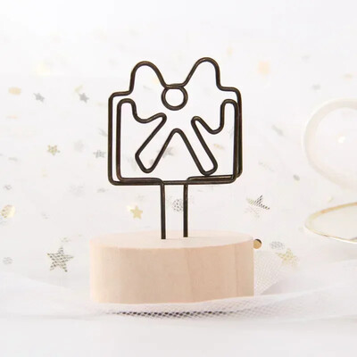 Kawaii atmintinės klipai mediniai kortelių laikikliai žinučių kortelių užrašų laikikliai Nuotraukų paveikslėlių Stovas Kanceliarinės prekės Biuro stalo tvarkyklės
