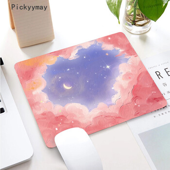 Ροζ Mouse Pad Small Kawaii Mousepad Πληκτρολόγιο Τραπέζι γραφείου Χαλί από καουτσούκ PC Χαριτωμένα αξεσουάρ Υπολογιστής Mause Mat Ματ για φορητό υπολογιστή 