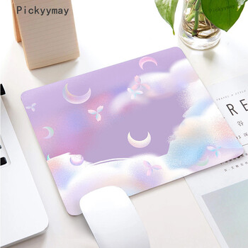 Ροζ Mouse Pad Small Kawaii Mousepad Πληκτρολόγιο Τραπέζι γραφείου Χαλί από καουτσούκ PC Χαριτωμένα αξεσουάρ Υπολογιστής Mause Mat Ματ για φορητό υπολογιστή 