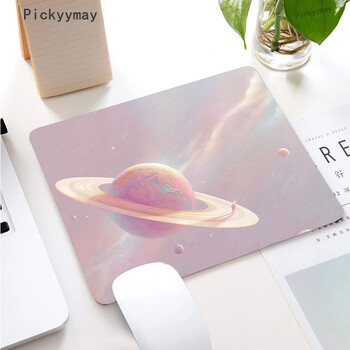 Ροζ Mouse Pad Small Kawaii Mousepad Πληκτρολόγιο Τραπέζι γραφείου Χαλί από καουτσούκ PC Χαριτωμένα αξεσουάρ Υπολογιστής Mause Mat Ματ για φορητό υπολογιστή 