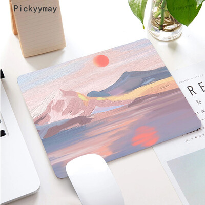 Ružičasta podloga za miša Mala Kawaii podloga za miša Tipkovnica Uredski stol Tepih Gumeni PC Slatki dodaci Računalna podloga Mause Podloga za prijenosno računalo Podloga za stol 