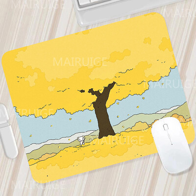 Rohelised väikesed hiirematid Hiirevaibad Armsad lauamatid Kawaii Tulip Mängutarvikud Hiirematt Mängupind arvutihiire jaoks