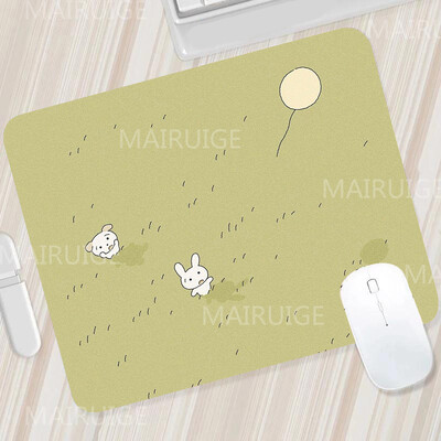 Rohelised väikesed hiirematid Hiirevaibad Armsad lauamatid Kawaii Tulip Mängutarvikud Hiirematt Mängupind arvutihiire jaoks