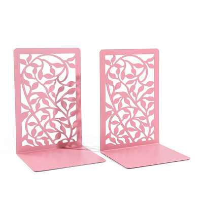 2бр./1компл. Клоново растение Издълбани книгоразделители Бяла прибираща се поставка за книги от неръждаема стомана Офис маса Училищна стая Фестивални подаръци