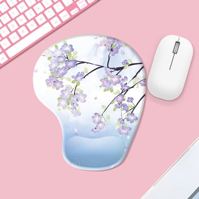 Textura marmorata pentru suport pentru încheietura mâinii Mouse Pad Ergonomic antiderapant Suport pentru mână Covoraș pentru mouse Confortabil pentru pictură în ulei Mousepad pentru jocuri