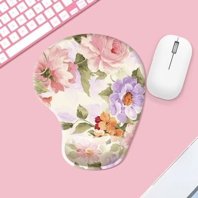 Textura marmorata pentru suport pentru încheietura mâinii Mouse Pad Ergonomic antiderapant Suport pentru mână Covoraș pentru mouse Confortabil pentru pictură în ulei Mousepad pentru jocuri