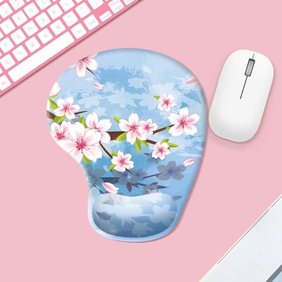 Textura marmorata pentru suport pentru încheietura mâinii Mouse Pad Ergonomic antiderapant Suport pentru mână Covoraș pentru mouse Confortabil pentru pictură în ulei Mousepad pentru jocuri