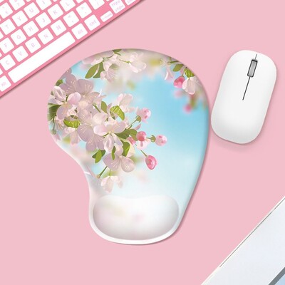 Textura marmorata pentru suport pentru încheietura mâinii Mouse Pad Ergonomic antiderapant Suport pentru mână Covoraș pentru mouse Confortabil pentru pictură în ulei Mousepad pentru jocuri