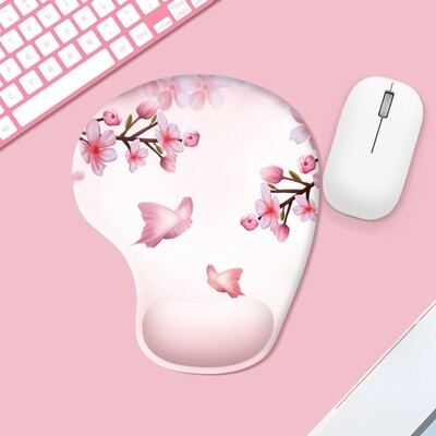 Textura marmorata pentru suport pentru încheietura mâinii Mouse Pad Ergonomic antiderapant Suport pentru mână Covoraș pentru mouse Confortabil pentru pictură în ulei Mousepad pentru jocuri