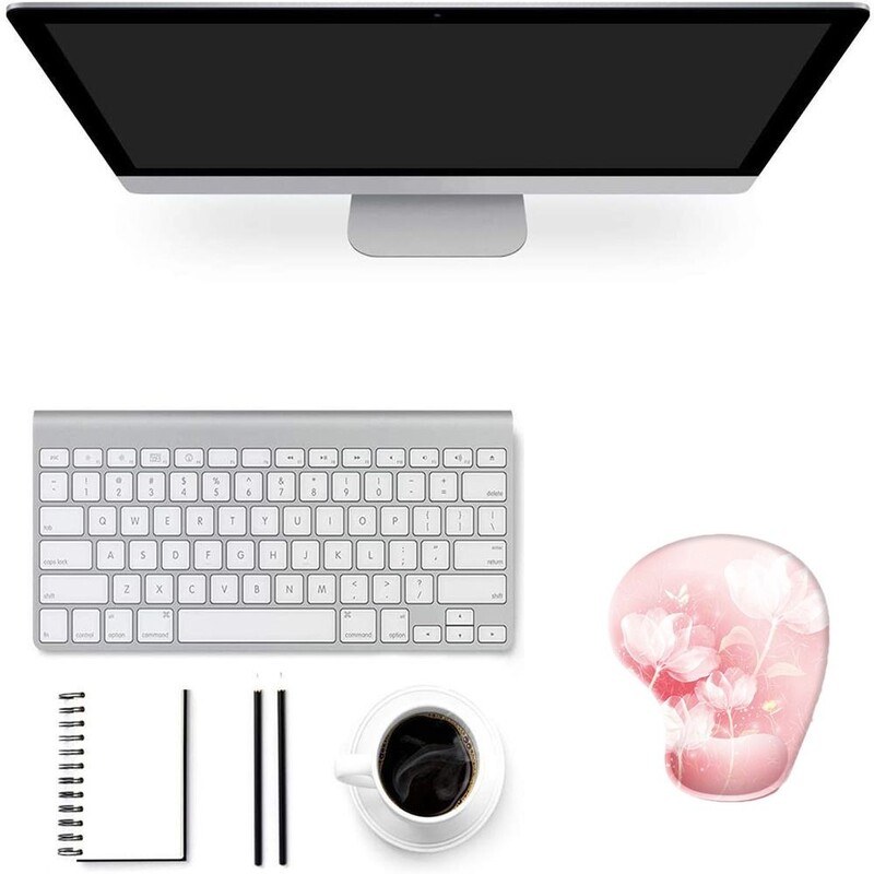 Textura marmorata pentru suport pentru încheietura mâinii Mouse Pad Ergonomic antiderapant Suport pentru mână Covoraș pentru mouse Confortabil pentru pictură în ulei Mousepad pentru jocuri