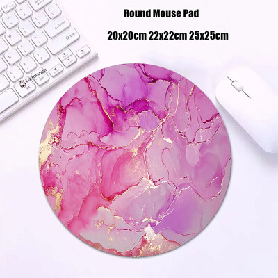 Mouse Pad rotund din marmură Gabinete Gamer PC ковер Accesorii pentru jocuri Tastatură Covor Varmilo Mic 20x20 Covoraș de birou Anime Mousepad