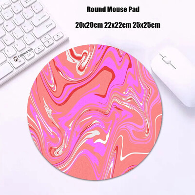 Mouse Pad rotund din marmură Gabinete Gamer PC ковер Accesorii pentru jocuri Tastatură Covor Varmilo Mic 20x20 Covoraș de birou Anime Mousepad
