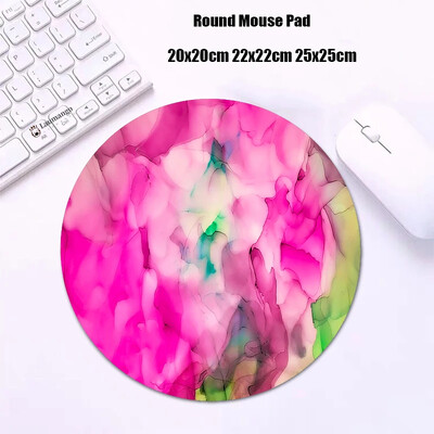 Mouse Pad rotund din marmură Gabinete Gamer PC ковер Accesorii pentru jocuri Tastatură Covor Varmilo Mic 20x20 Covoraș de birou Anime Mousepad