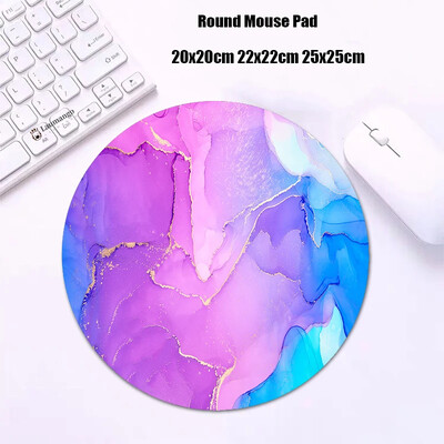 Mouse Pad rotund din marmură Gabinete Gamer PC ковер Accesorii pentru jocuri Tastatură Covor Varmilo Mic 20x20 Covoraș de birou Anime Mousepad