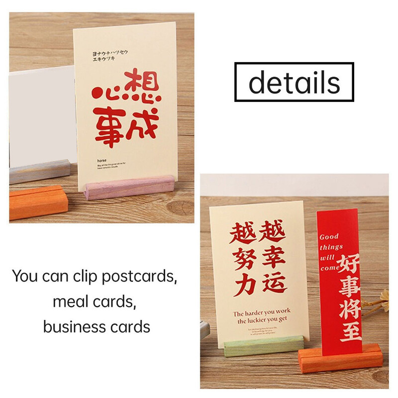 Kaardi sõnumihoidja Kontoritarvikud Visiitkaardihoidja Täispuidust kaunistused Sõnumite postkaart Laud Hoiutarvikud Soli