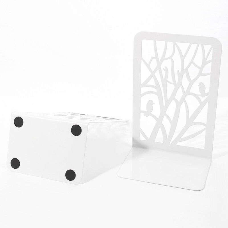 1 par Hollow Tree Shadow Bird Branch Držači za knjige Izvrsna potpora za knjige Uredski stol Dekoracija Povlačni stalci za knjige za studente