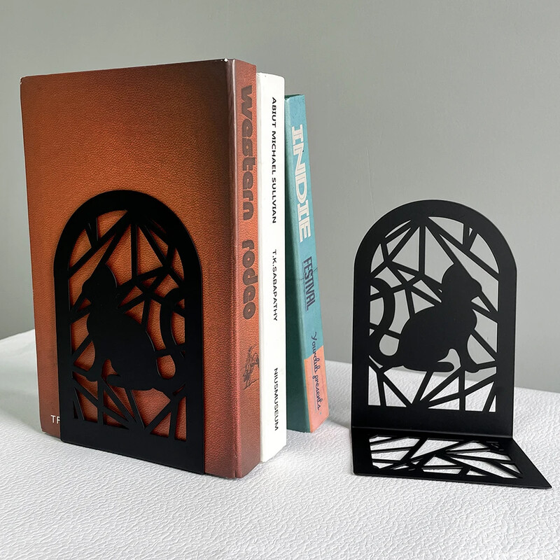 1 paar armsaid loomaseeria dekoratiivseid raamatuhoidjaid riiulile Multifilmi kassi ahvi koera linnuraamatu otsad Armsad raamatuhoidjad kingitused