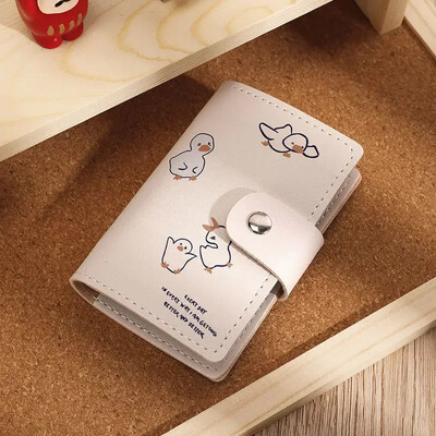 22 utora, simpatičan držač za kartice s crtanim crtama, PU kožna torbica za kreditne kartice, torba za poslovne osobne iskaznice, prijenosna torbica, novčanik Kawaii držač za foto kartice