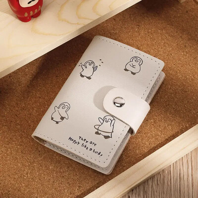 22 utora, simpatičan držač za kartice s crtanim crtama, PU kožna torbica za kreditne kartice, torba za poslovne osobne iskaznice, prijenosna torbica, novčanik Kawaii držač za foto kartice
