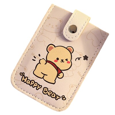 Dizajn torbe za kartice na izvlačenje Kožna navlaka za kartice velikog kapaciteta može držati 5 kartica Torbica za pohranu za bankovnu karticu ID kartica VIP omot za karticu