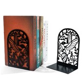 Raft pentru cărți din metal cu tăiere creativă Suport de lectură colibri Decor pentru birou Raft pentru cărți Suport pentru cărți Accesorii pentru bibliotecă