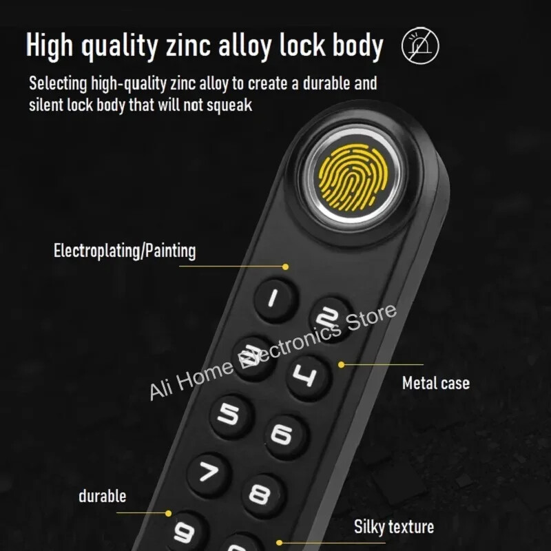 Pirkstu nospiedumu paroles slēdzene Viedā pirkstu nospiedumu atvilktnes slēdzene Mēbeles Biroja skapja skapītis Pirkstu nospiedumu slēdzene Digitālā viedā durvju slēdzene