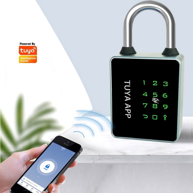 4 u 1 Vodootporni Tuya Bluetooth APP Daljinski upravljač Lozinka IC kartica Ključ Pametni lokot Protuprovalna torba za prtljagu Elektronička brava