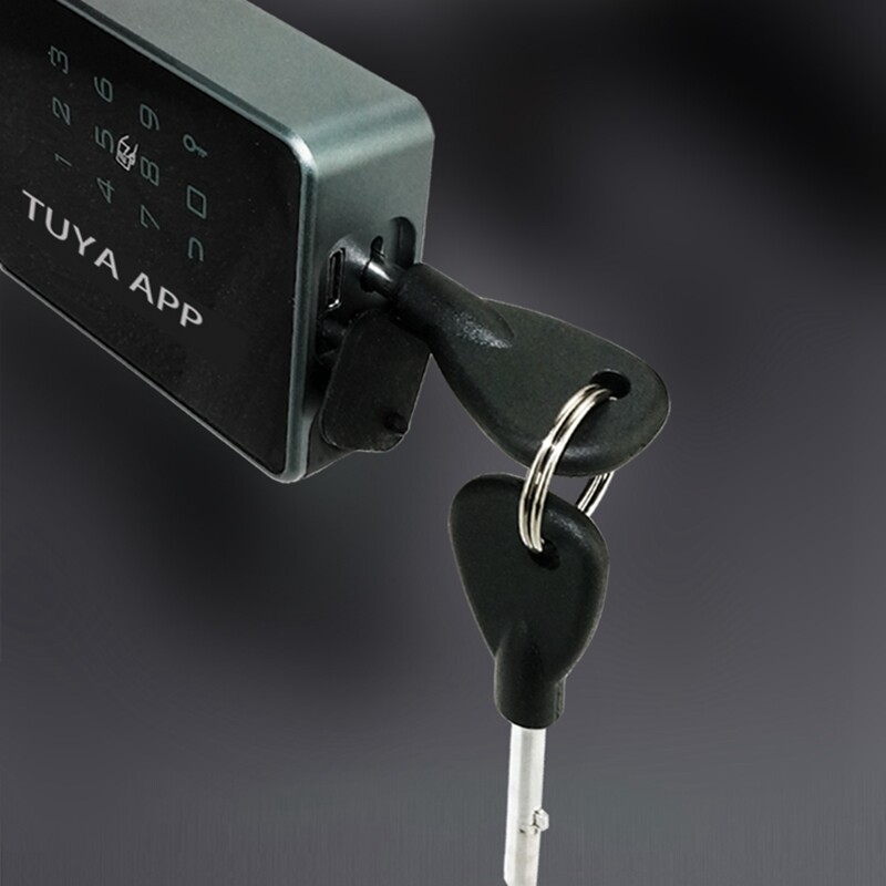 4 u 1 Vodootporni Tuya Bluetooth APP Daljinski upravljač Lozinka IC kartica Ključ Pametni lokot Protuprovalna torba za prtljagu Elektronička brava