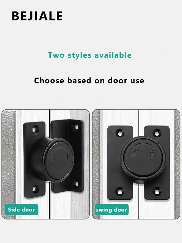 Brava za vrata i prozore koja se okreće za 180 stupnjeva Zasun na vratima Zasun za klizna vrata Brava za zaključavanje na guranje i povlačenje Kopča za zaključavanje vrata Fiksna zasun za vrata