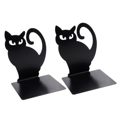 2бр. Котешки книгоразделители за тежки книги Сладка опора за рафтове Настолен плот за детска стая