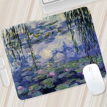 Claude Monet Art Small Mouse Pad Gaming Mousepad PC Gamer Mouse Mat Υπολογιστή γραφείου Πληκτρολόγιο Mat Desk Pad Laptop Mausepad